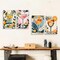 4 Pack Paint by Numbers Kit for Adults with Framed, Easy Paint by Number Kits On Canvas with Wooden Easel, Adults Painting by Numbers for Beginner Home Decor 8x12inch